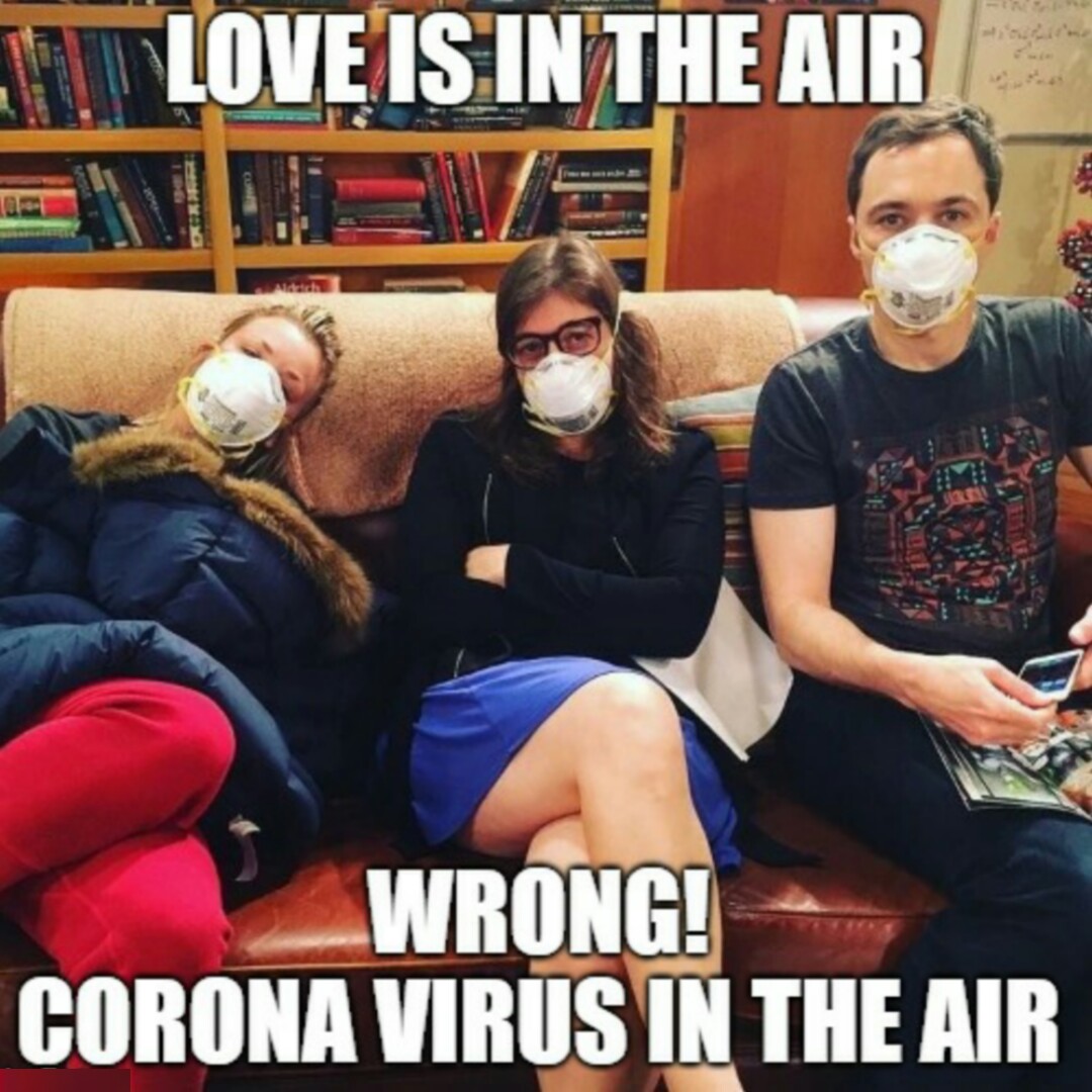 big bang theory sick - Love Is In The Air Wrong! Corona Virus In The Air
