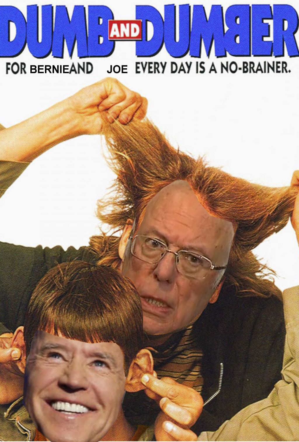 dumb and dumber - DumbDummer And For Bernieand Joe Every Day Is A NoBrainer.