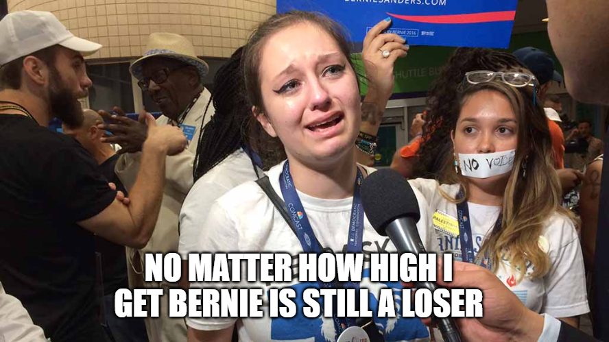 award - Miljanders.Com No Von No Matter How Hight Get Bernie Is Still A Loser