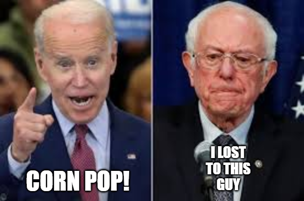 Joe Biden - I Lost To This Guy Corn Pop!