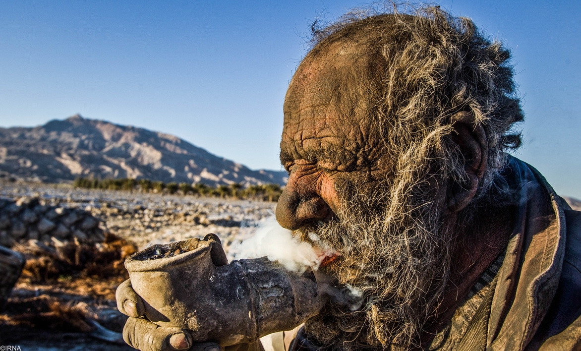 While the rest of the world was extolling the virtues of a gluten-free diet, 80-year-old Amou Haji of Iran attributed his good health to not bathing for 60 years and smoking animal poop. One can only imagine him lighting up and proclaiming, "That's good sh-t!" Haji is also a big fan of porcupine meat. With all the attention, he never complained of