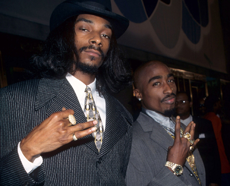 funny pictures - 2pac and snoop dogg