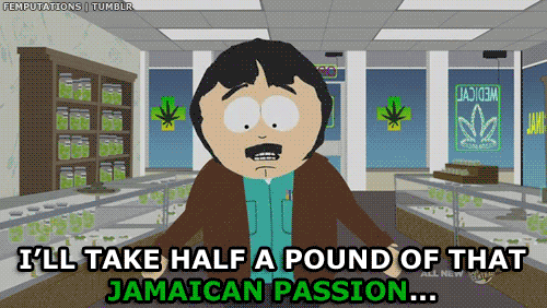 funny pictures - south park gif weed - Femputations | Tumblr Jajiozm I'Ll Take Half A Pound Of That Jamaican Passion... New
