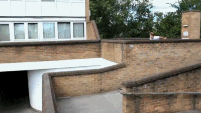 funny pictures - parkour gifs