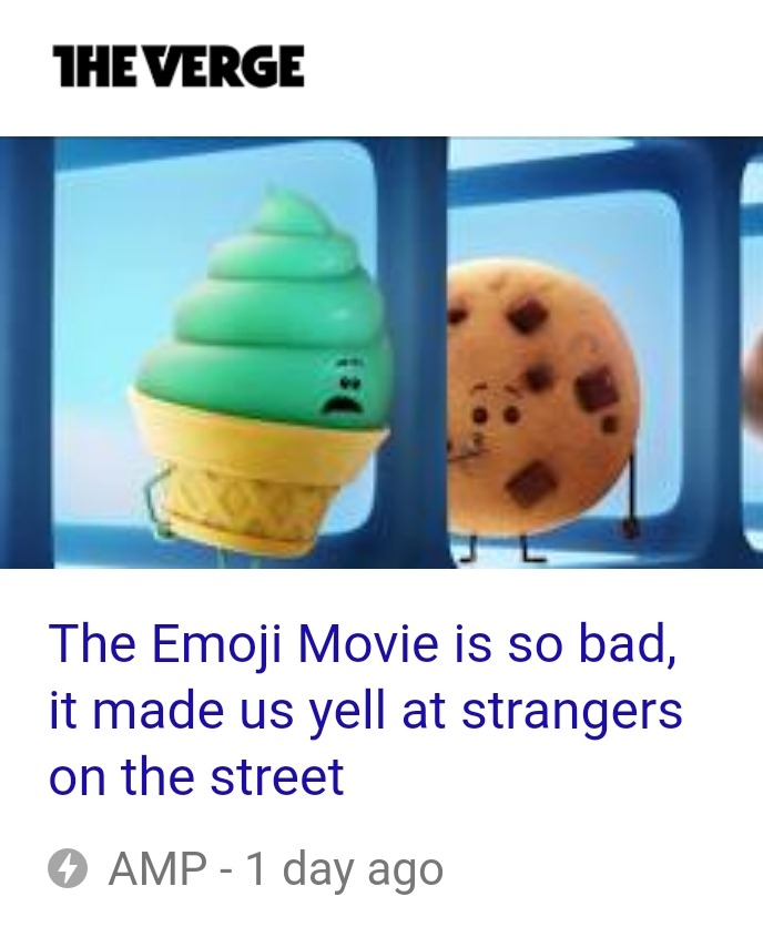 clean emoji movie memes - The Verge The Emoji Movie is so bad, it made us yell at strangers on the street Amp 1 day ago