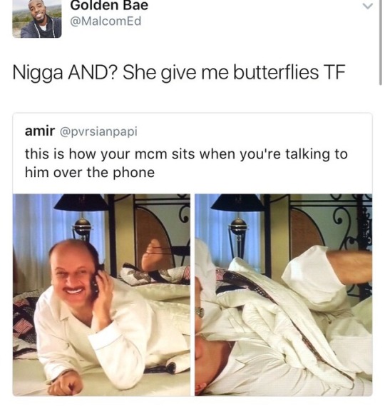 she gives me butterflies meme - Golden Bae Nigga And? She give me butterflies Tf amir this is how your mcm sits when you're talking to him over the phone