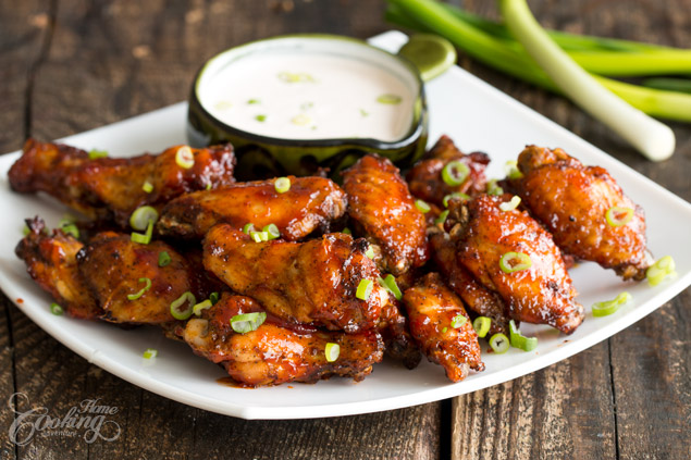 barbecue chicken wings