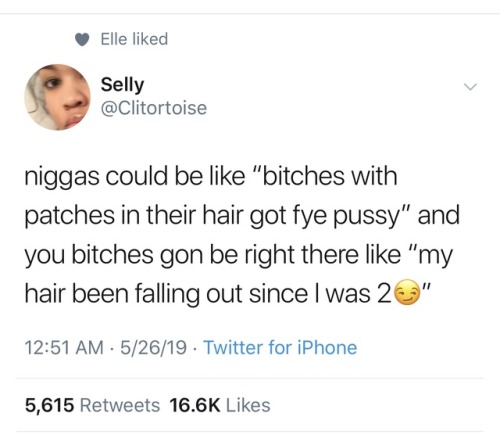 1 peter 3 3 4 - Elle d Selly niggas could be "bitches with patches in their hair got fye pussy" and you bitches gon be right there "my hair been falling out since I was 29 52619. Twitter for iPhone 5,615