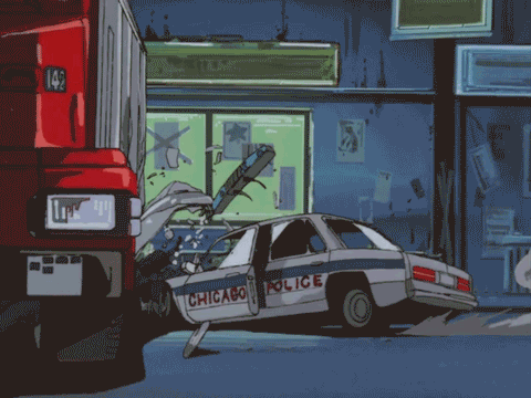 90s anime aesthetic car