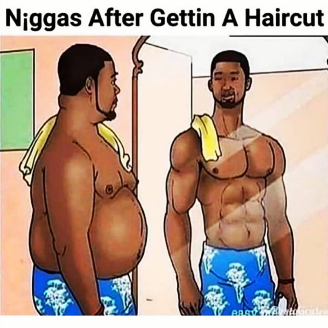 cartoon - Niggas After Gettin A Haircut eng