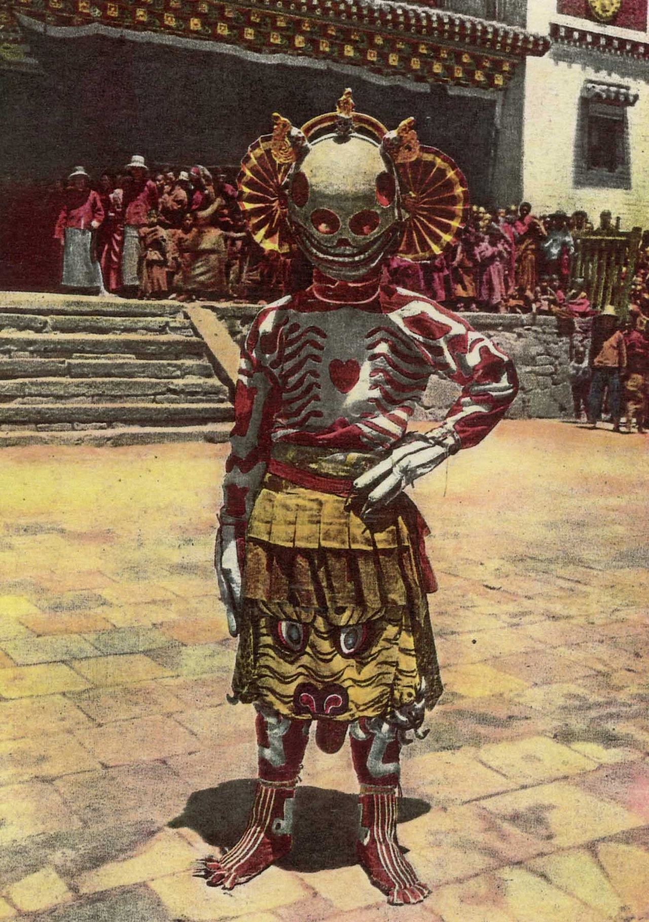 tibetan skeleton dancer - On