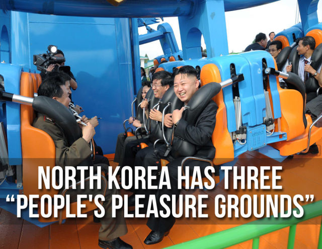 Pyongyang has three fun fairs, some with less than optimal rides and technology