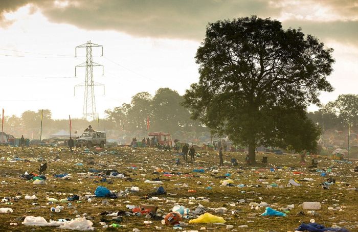 glastonbury the day after