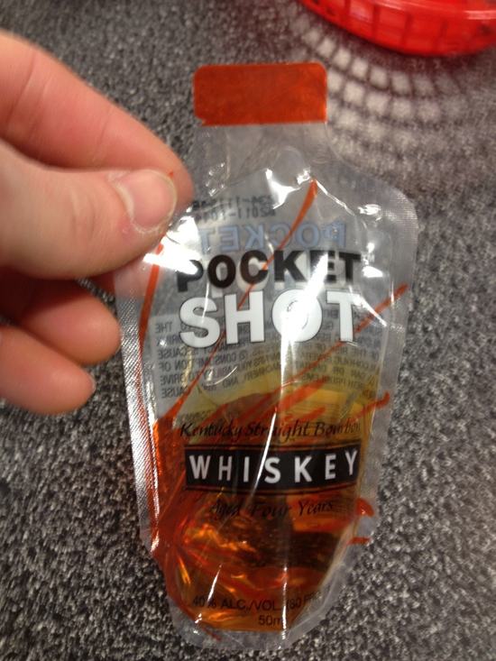 pocket shot whiskey
