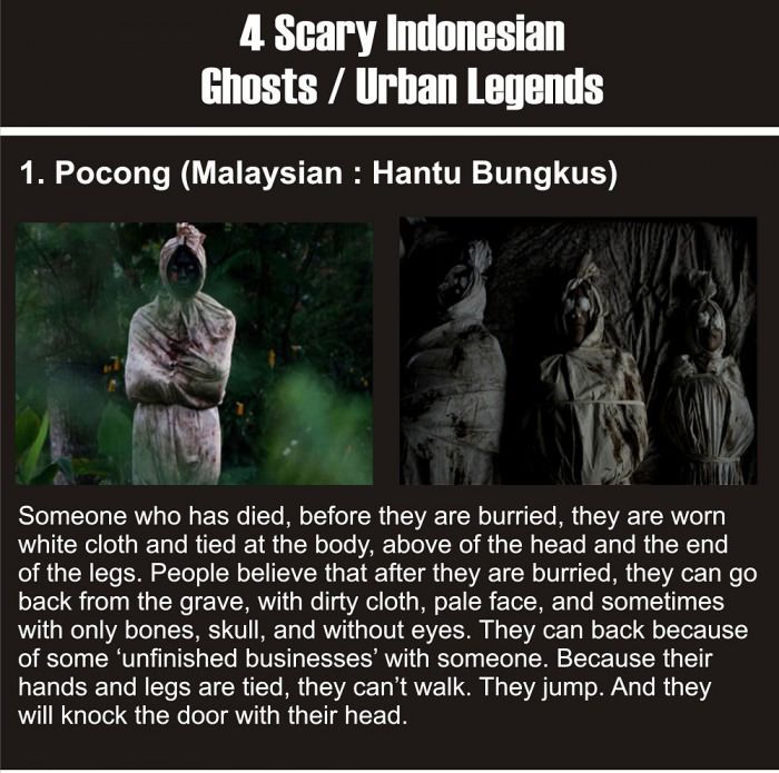 4 Scary Indonesian Urban Legends