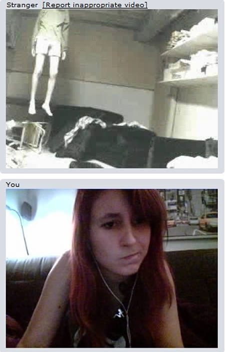 CHATROULETTE YET AGAIN PROVES TO BE WEIRDER THAN LIFE ITSELF