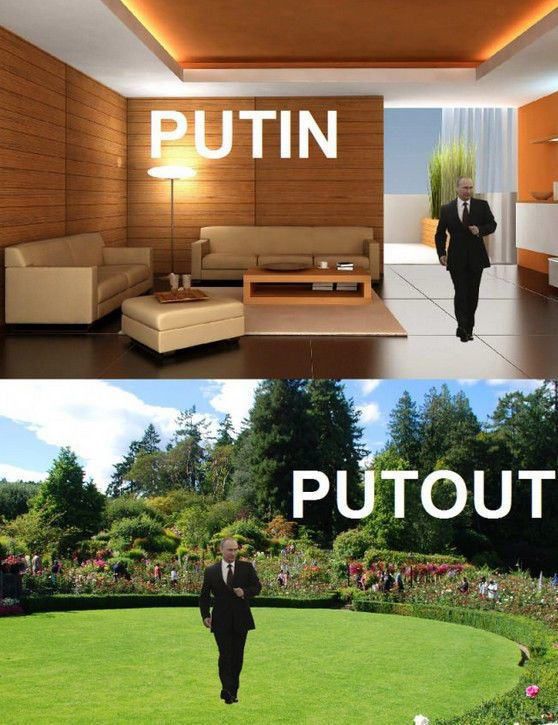 pun puns so bad they should be illegal - Putin Putout