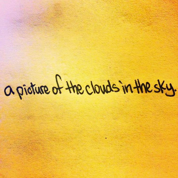 orange - a picture of the clouds in the sky.