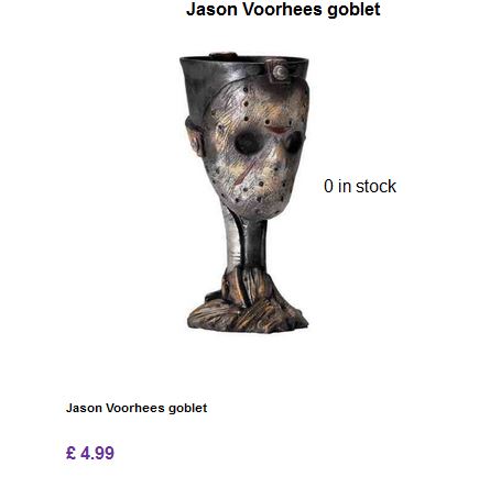 Jason Voorhees Goblet To Drink A Few Beers By The Lake From
