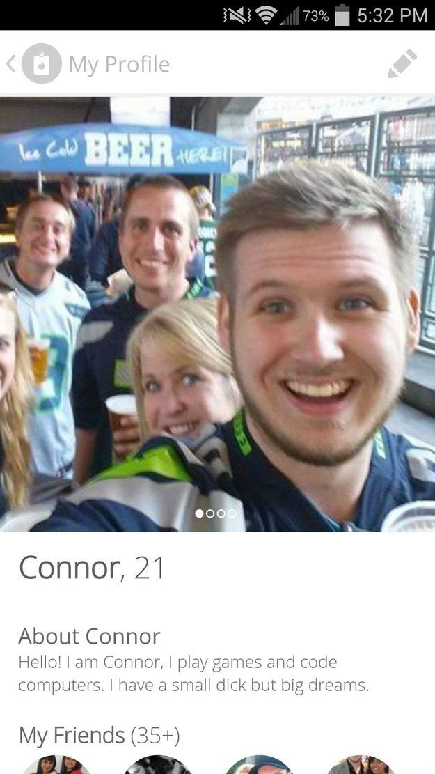 22 Hilarious Tinder Profiles