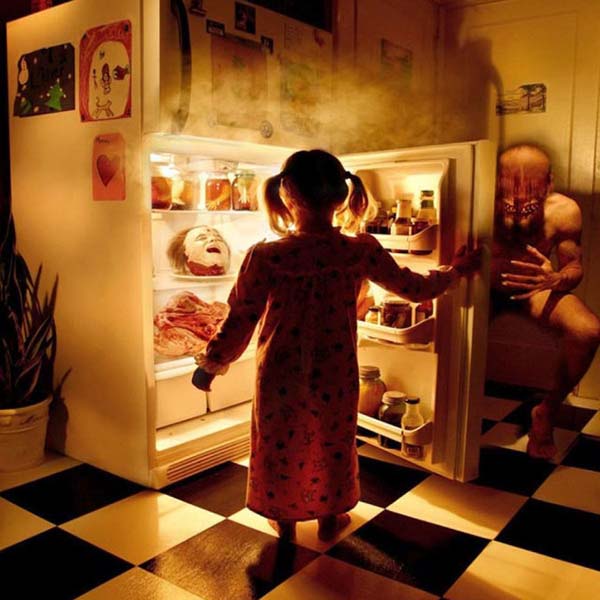 Dad Uses His Kids to Create Nightmarish Images