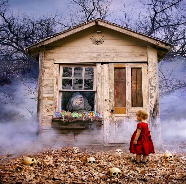 Dad Uses His Kids to Create Nightmarish Images