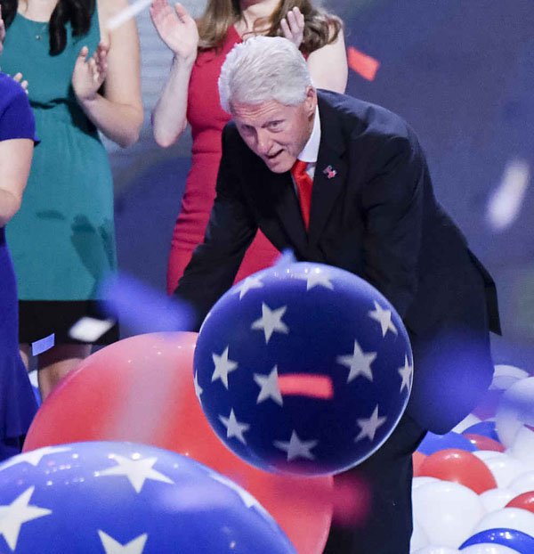 Bill Clinton Really Loves Some F@*king Balloons