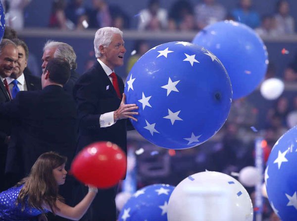 Bill Clinton Really Loves Some F@*king Balloons