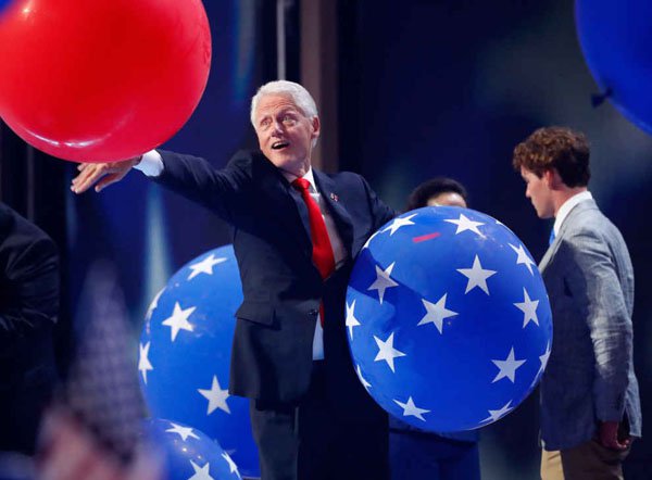 Bill Clinton Really Loves Some F@*king Balloons