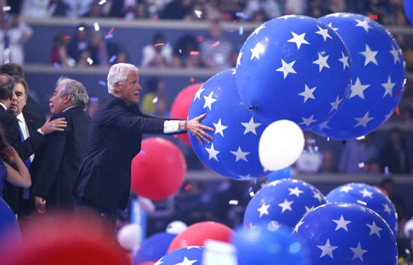 Bill Clinton Really Loves Some F@*king Balloons