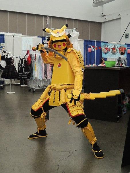 random pic pikachu samurai cosplay - Q