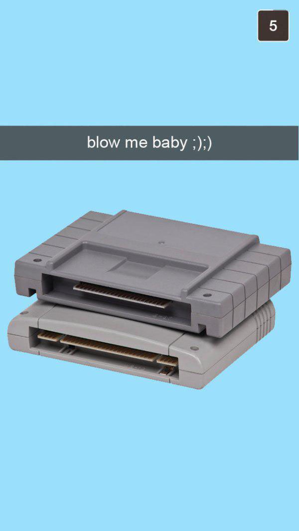 90s snapchat electronics accessory - blow me baby ;;