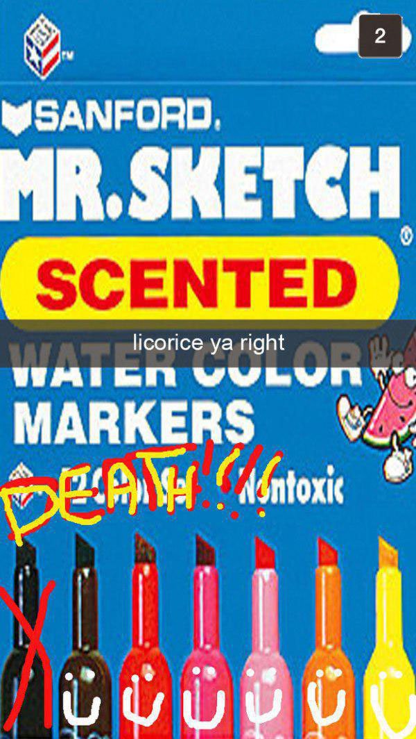 90s snapchat games - Msanford Mr.Sketch Scented Markers Zlatan WIntoxic