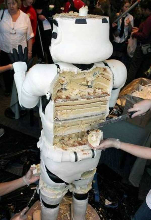 life size stormtrooper cake