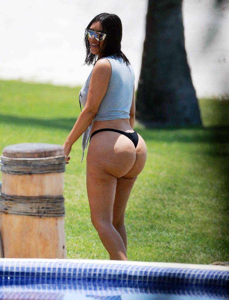 Another Round of Unedited Photos Of The Disgusting Ass of Kim Kardashian