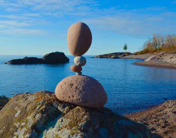 balanced stones lake superior