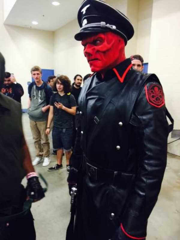 red skull cosplay