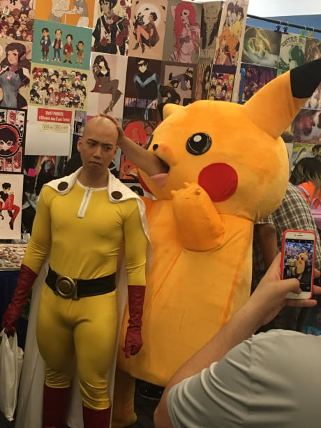pikachu hand coming out of mouth