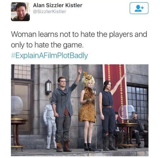 badly explained plot - Alan Sizzler Kistler Woman learns not to hate the players and only to hate the game. cecec