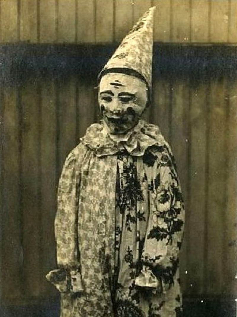 scary old clown