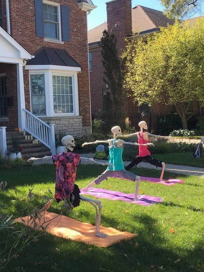 halloween yoga memes