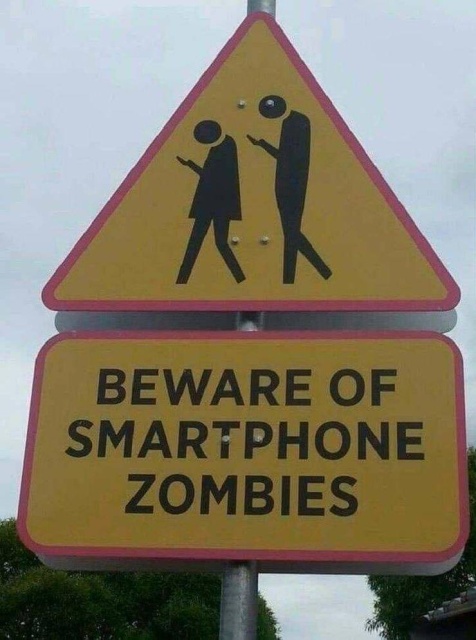 beware of smartphone zombies - Beware Of Smartphone Zombies