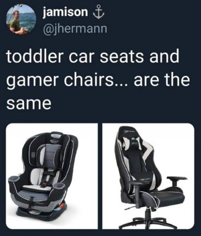 car seat - jamison f toddler car seats and gamer chairs... are the same