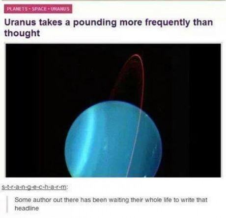 sphere - Planets Space. Uranus Uranus takes a pounding more frequently than thought 41dech Some author out there has been waiting their whole life to write that headline