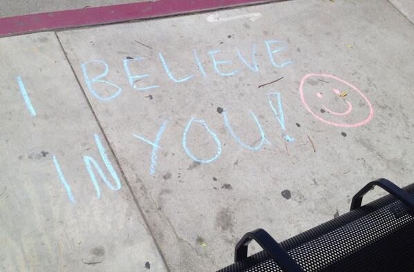 Encouragement can be everywhere