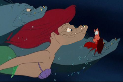 Ariel and Flotsam and Jetsam