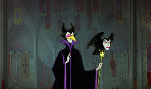 Maleficient and Her Dickhead Crow