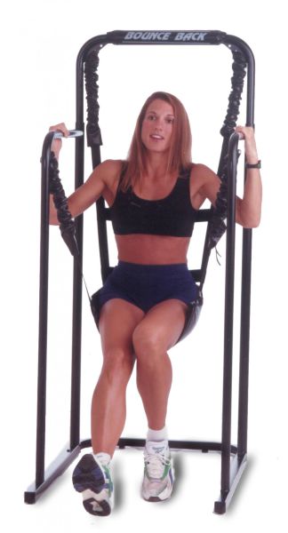 The Bounce Back Chair: The Bounce Back Chair claims to deliver great rebound exercise without the risk that comes with jumping on a trampoline. While it's probably a good way for the elderly and people with mobility problems to get moving, it's unlikely that you're going to get shredded by sitting in this thing all day.