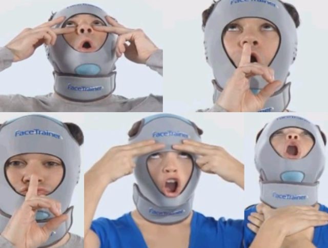 The Face Trainer: I don't know about you, but my greatest fitness roadblock is that I still can't do a sit-up with my nose. Thankfully, the Face Trainer is here to help.