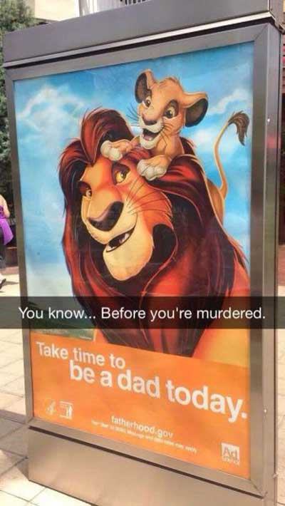 snapchat take time to be a dad today - You know... Before you're murdered. Take time to be a dad today. nihochood.Qoy